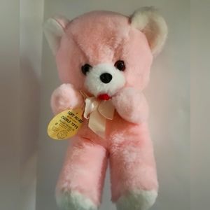 Cuddle Toys Pink Teddy Bear Plush Stuffed Animal 14"